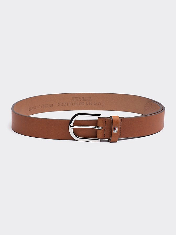Tommy Hilfiger men's classic leather belt 