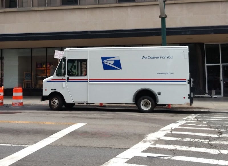usps delivery truck