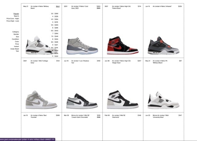 Shop from GOAT