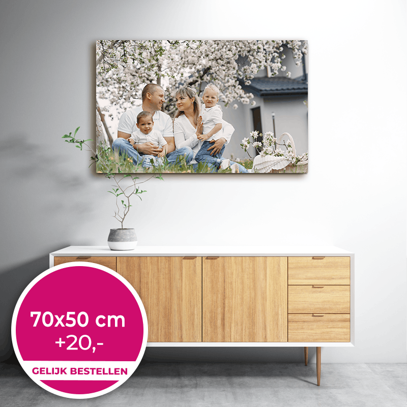 Foto op canvas 70x50