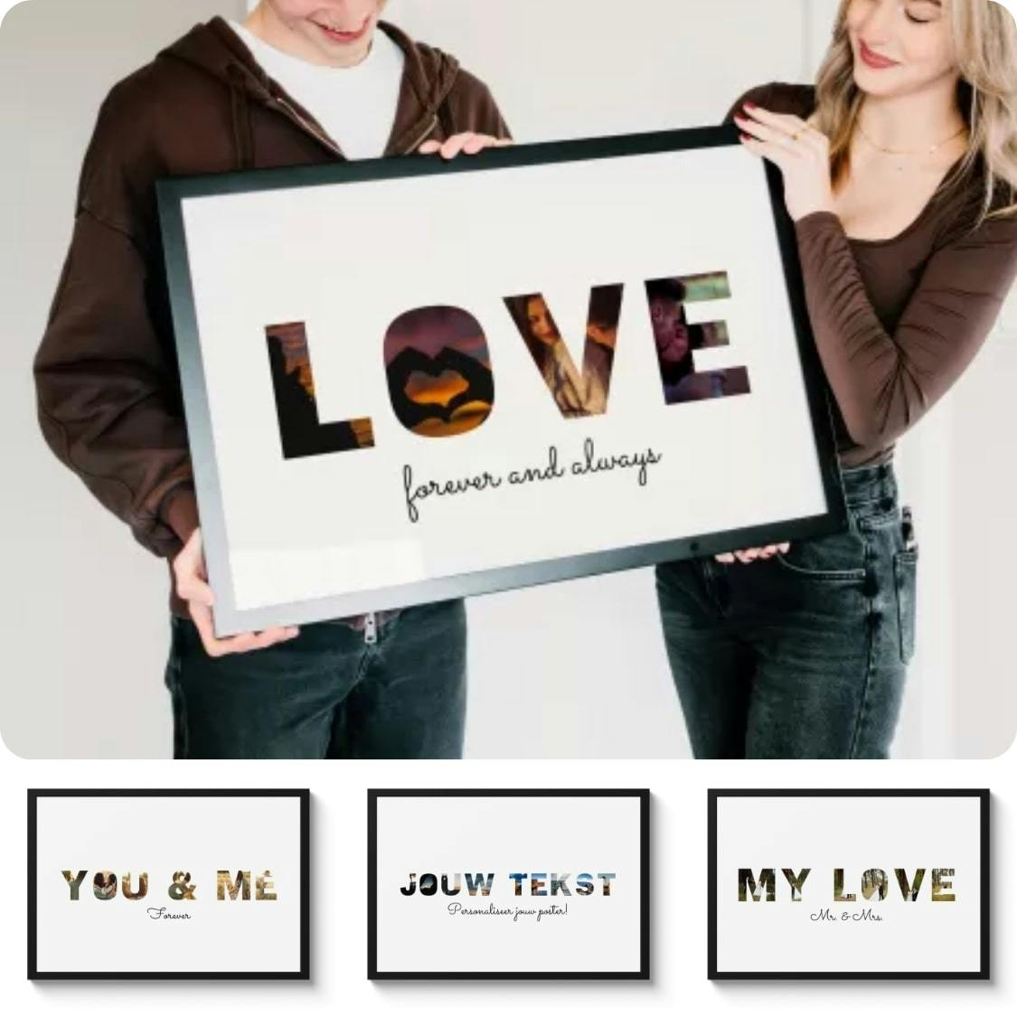 Letter collages Geliefde