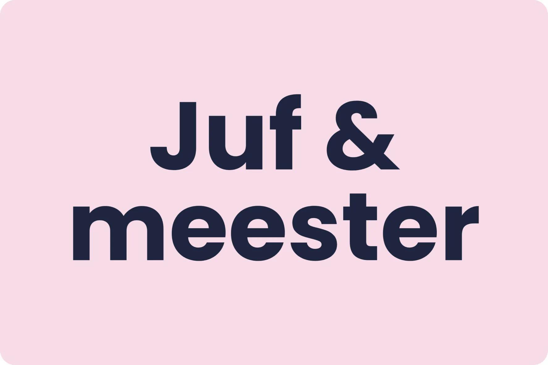 Voor juf & meester