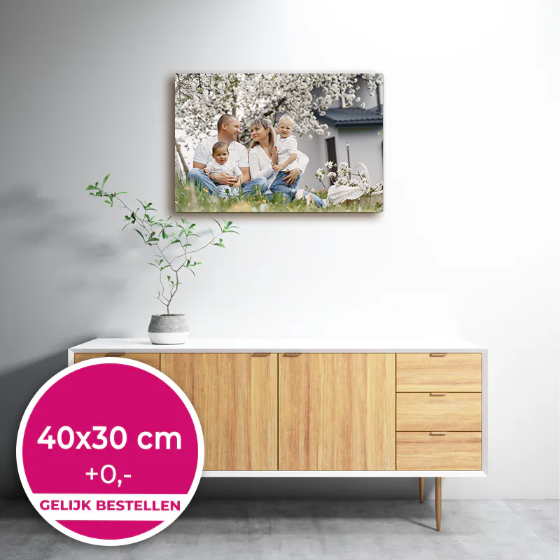 40x30 cm, +0,- Gelijk bestellen.