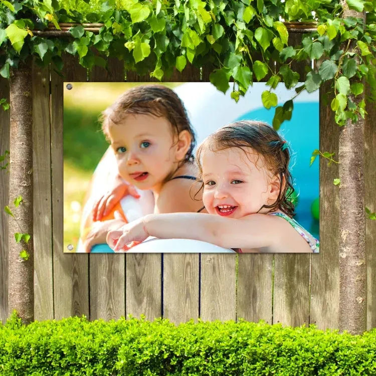 FOTO OP TUINPOSTER