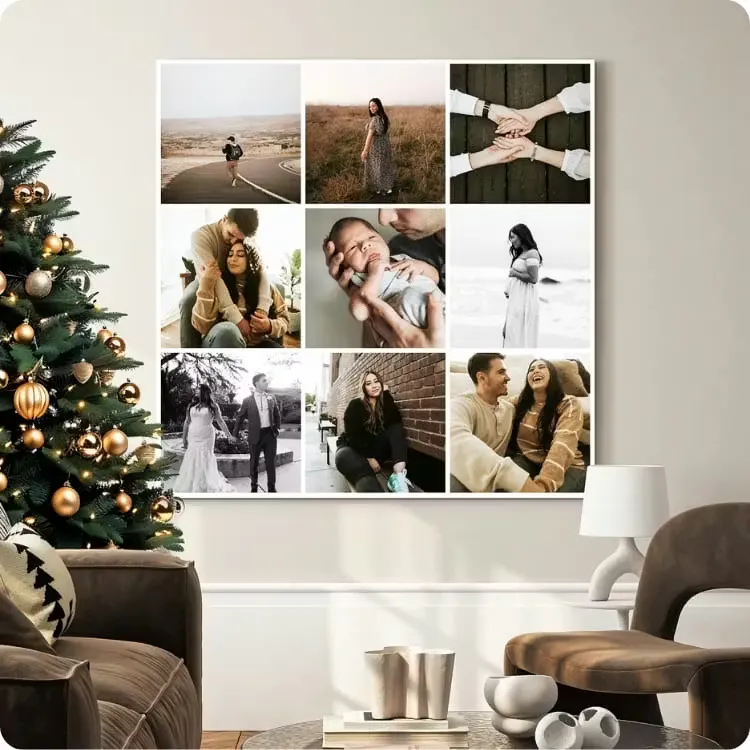 Canvas collage