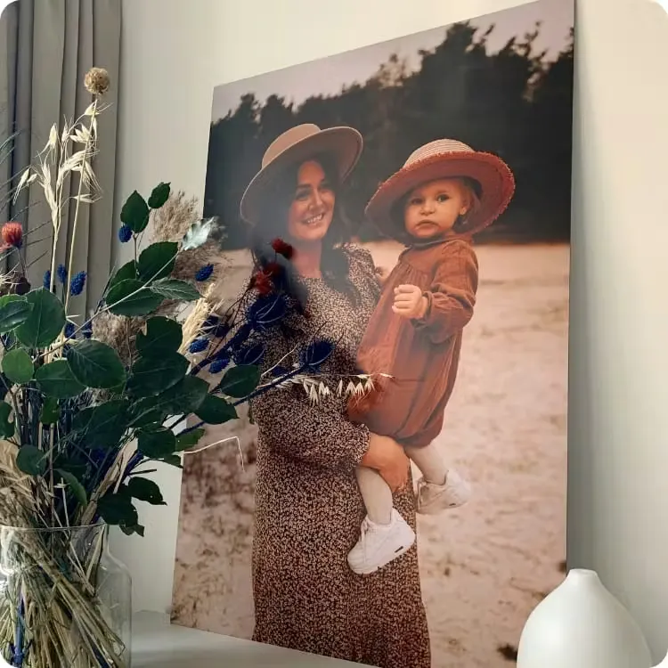 FOTO OP ALUMINIUM