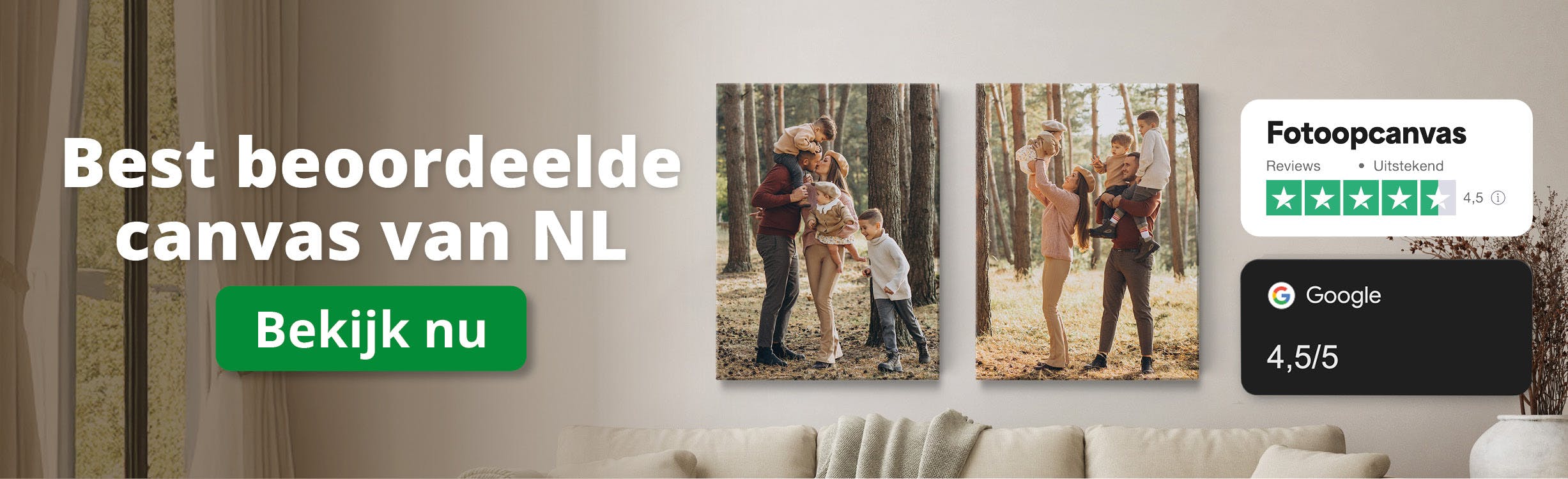 Home banner Fotoocanvas.nl mobiel