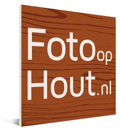 Eigen logo op hout