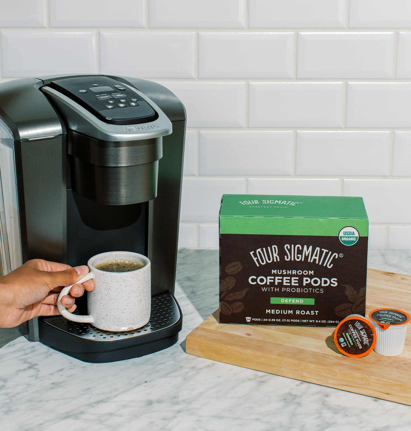 Mushroom Coffee Pods with Probiotics