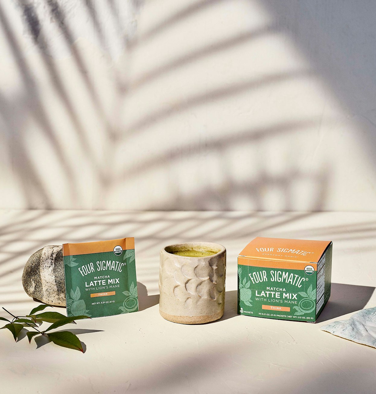 Matcha Latte With Lion's Mane