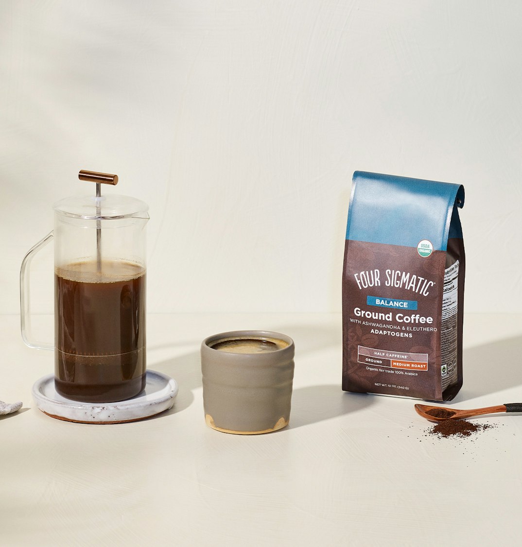 Balance Coffee with Ashwagandha & Eleuthero Adaptogens