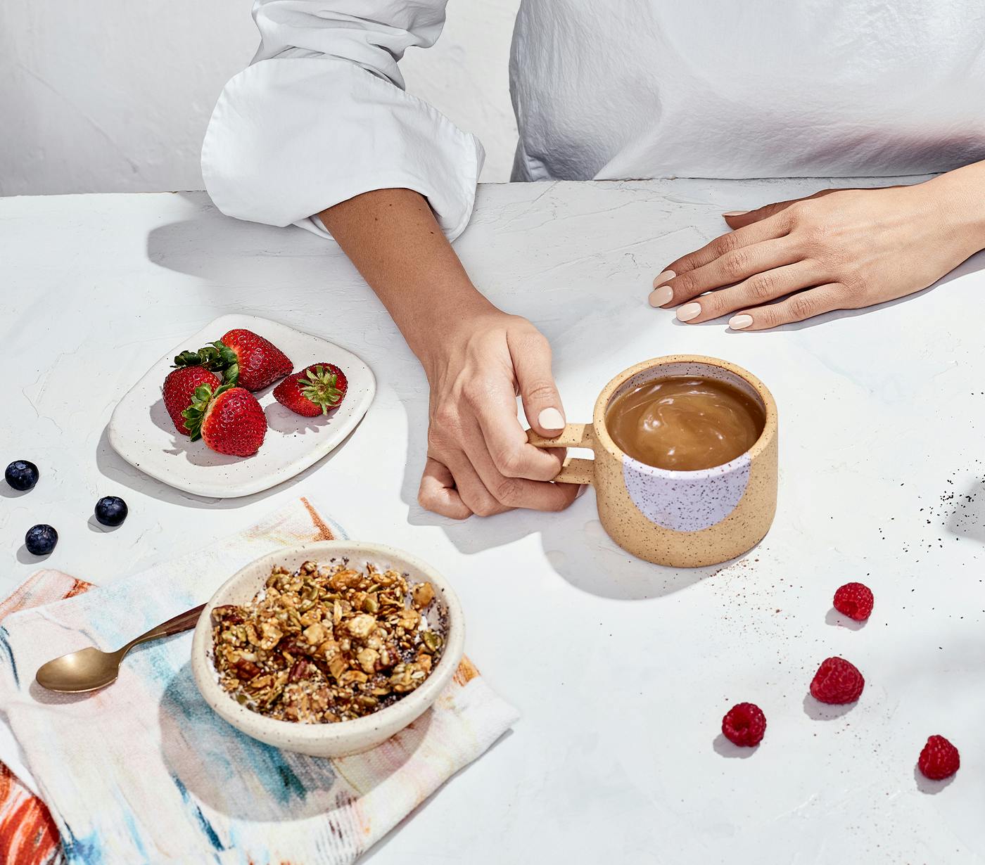 Immune Support Ground Coffee with breakfast