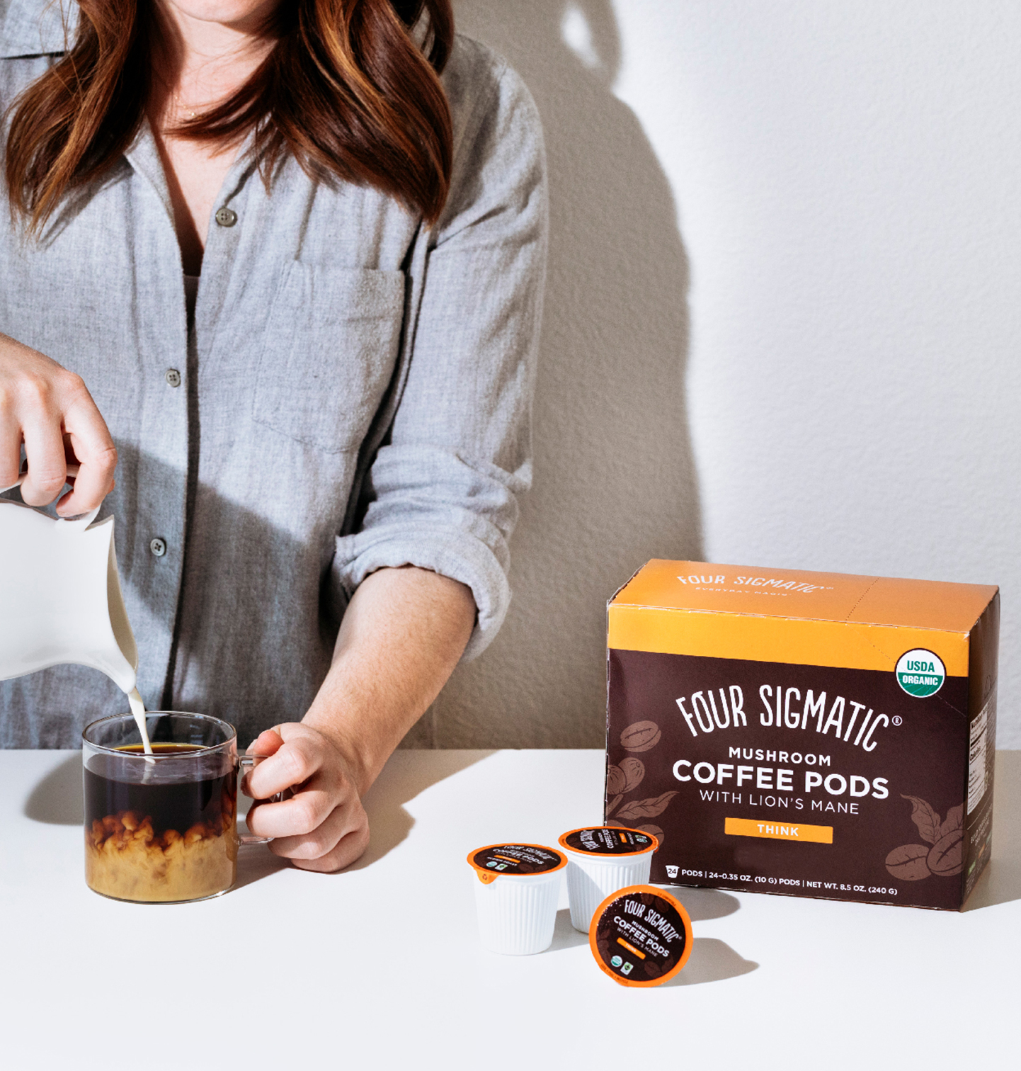 Mushroom Coffee Pods with Lion's Mane