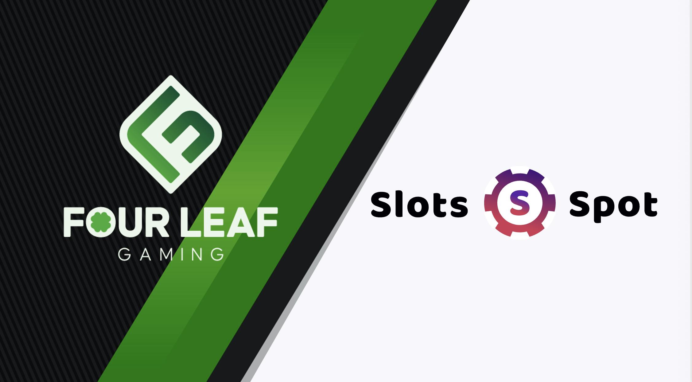 Four Leaf Partners with SlotsSpot.com