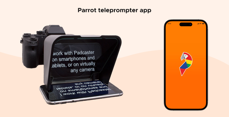 Parrot Teleprompter app