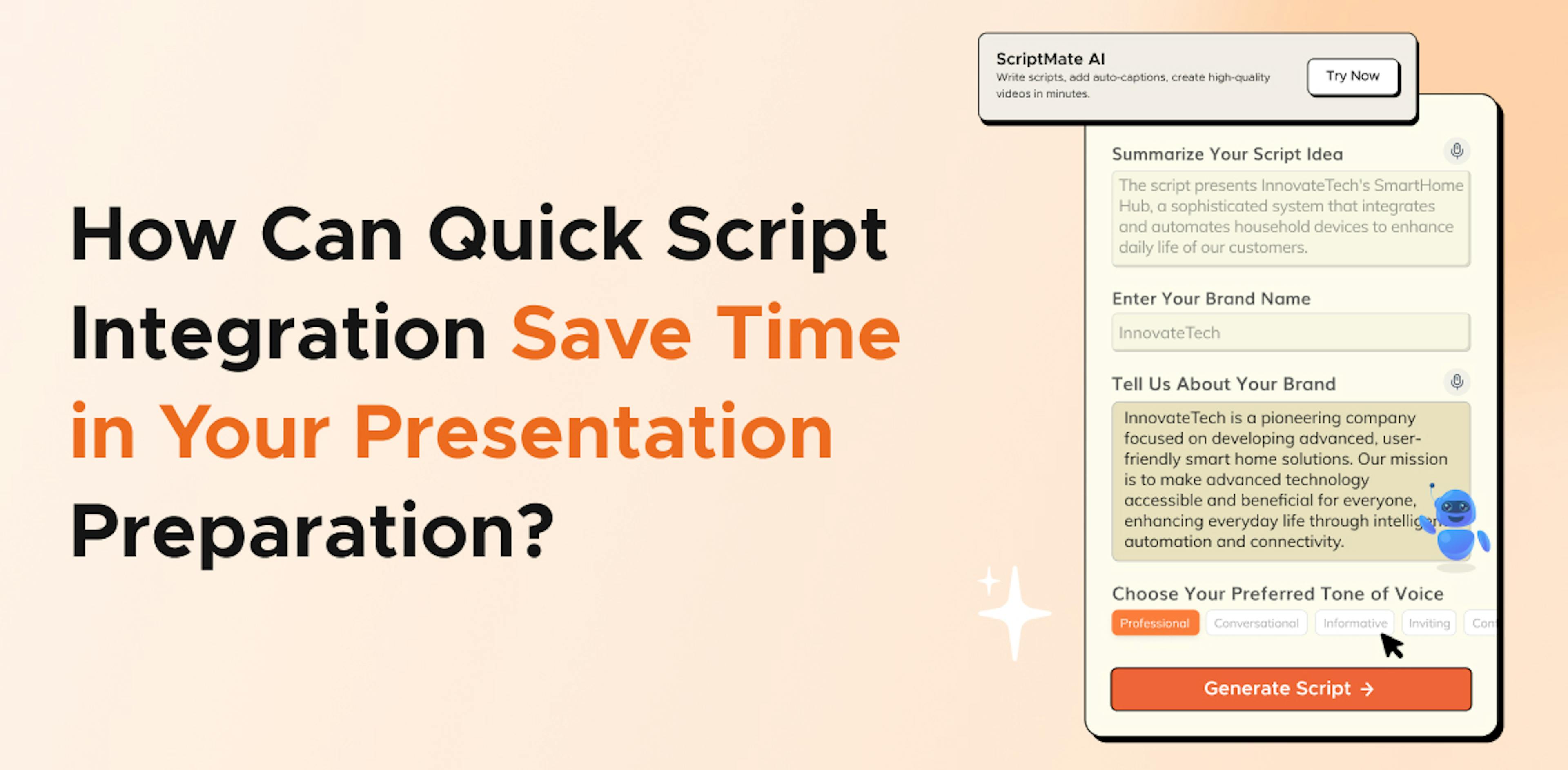 7 ways quick script integration saves time in your presentation preparation