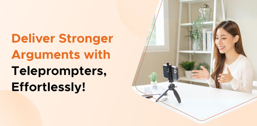 How Does a Teleprompter Help You Build Strong Arguments in Presentations?