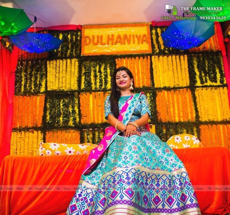 single dupatta draping style