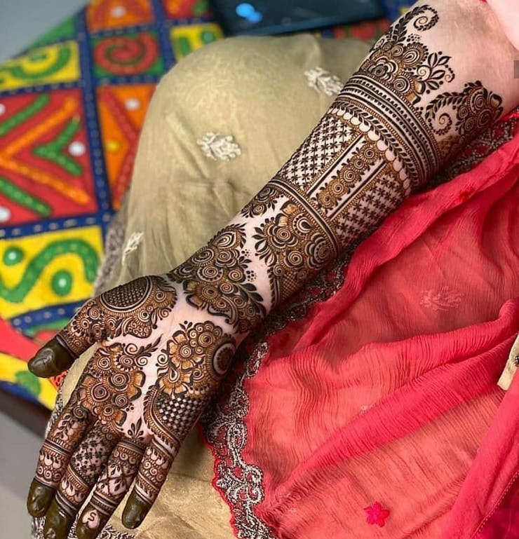 mehndi design for bride