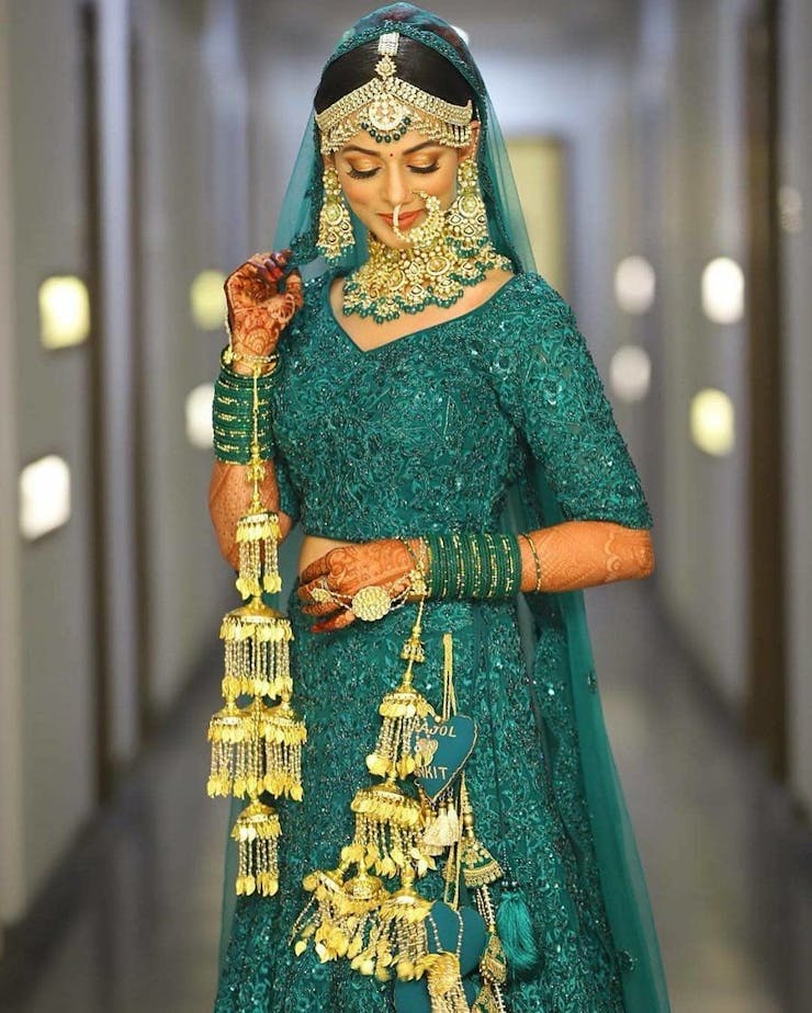 gorgeous bridal kalire design