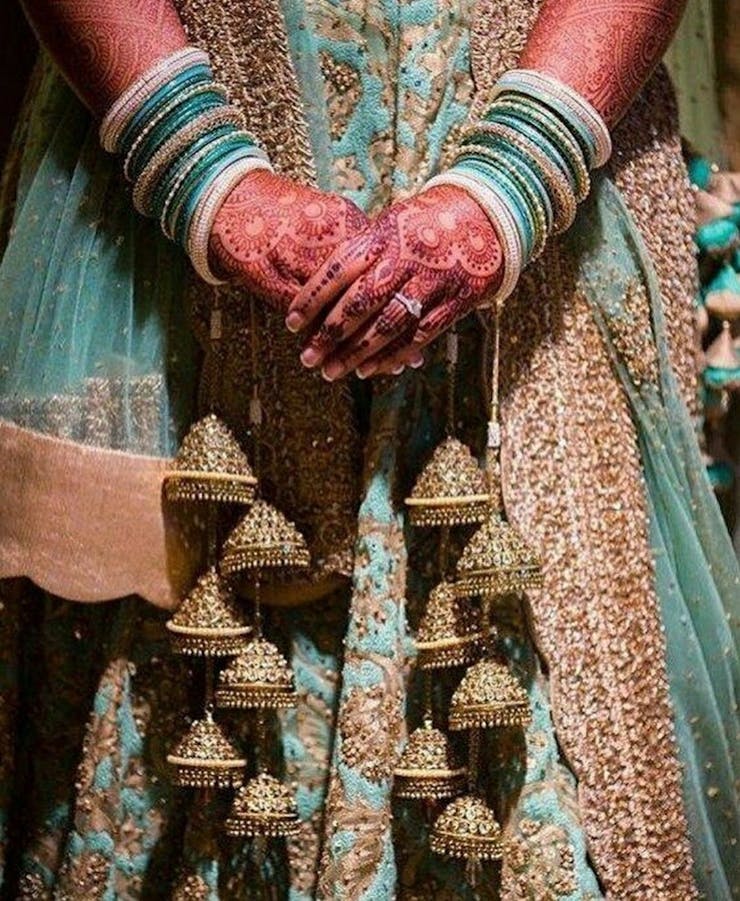 stunning bridal kalire design