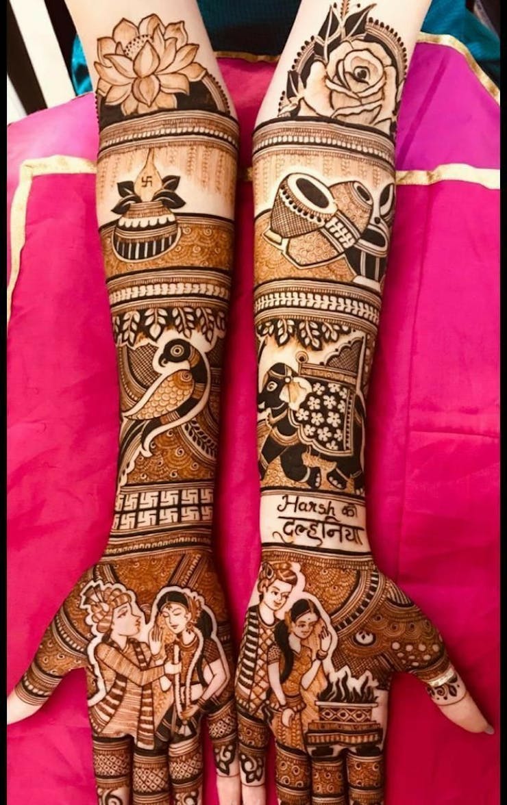 New & Trendy Bridal Mehndi Design Ideas 2022
