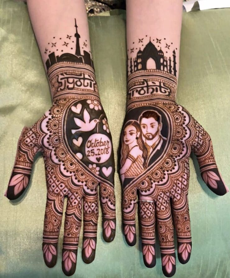 latest bridal mehndi design