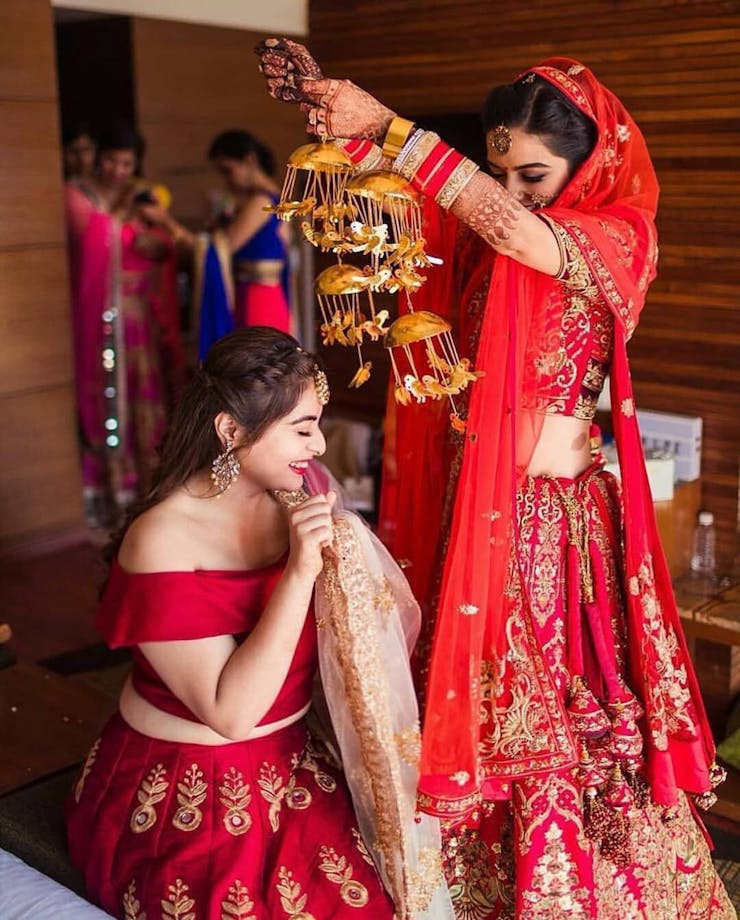unique bridal kalire design