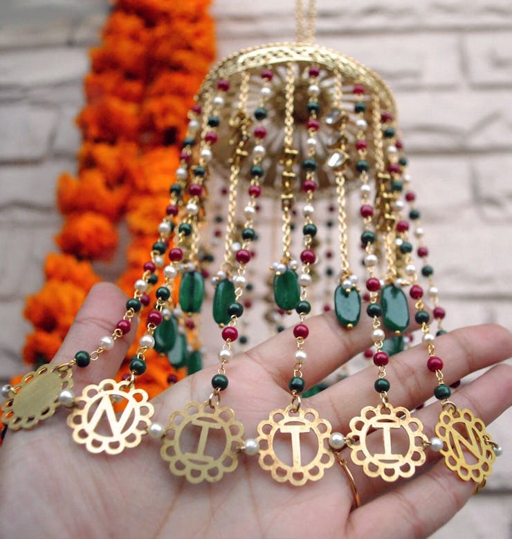 bridal kalire design for wedding look