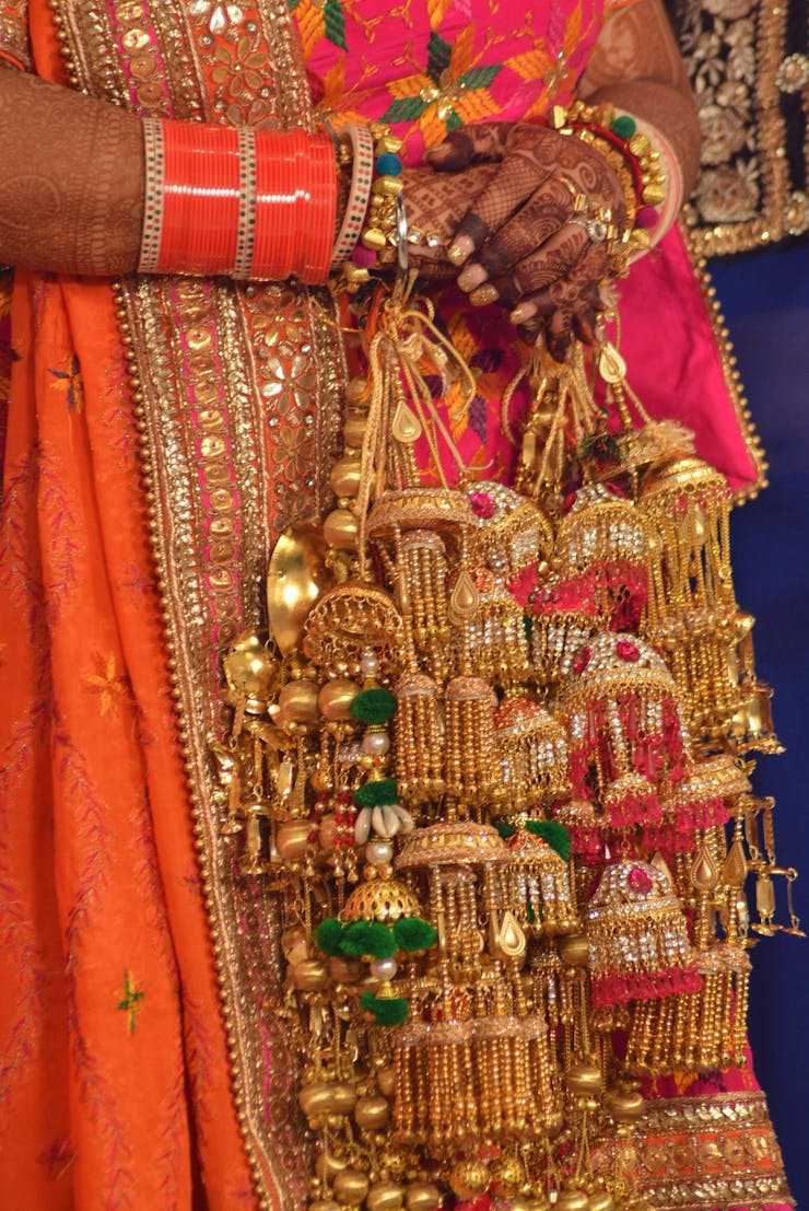 breathtaking bridal kalire design