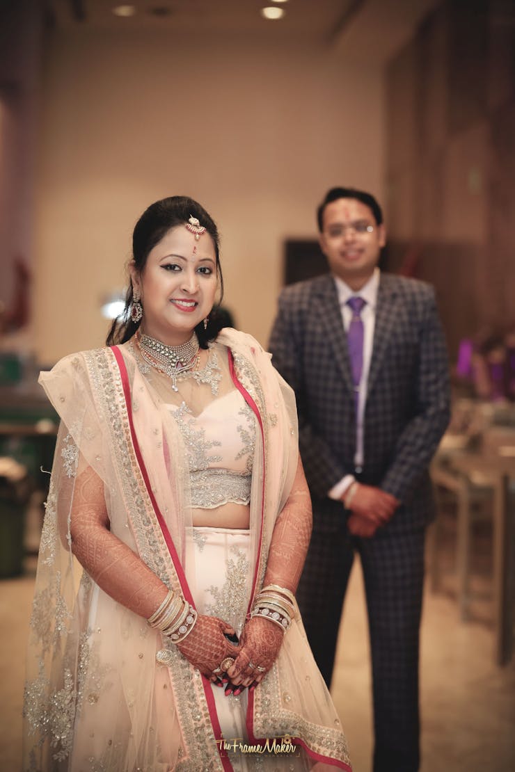 unique dupatta draping style