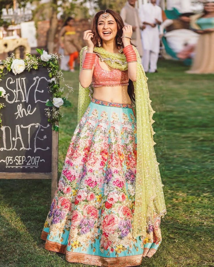 simple dupatta draping style