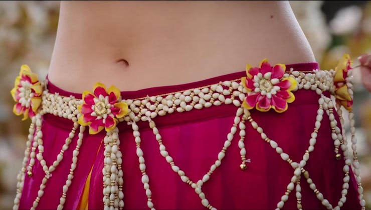 beautiful bridal floral jewellery