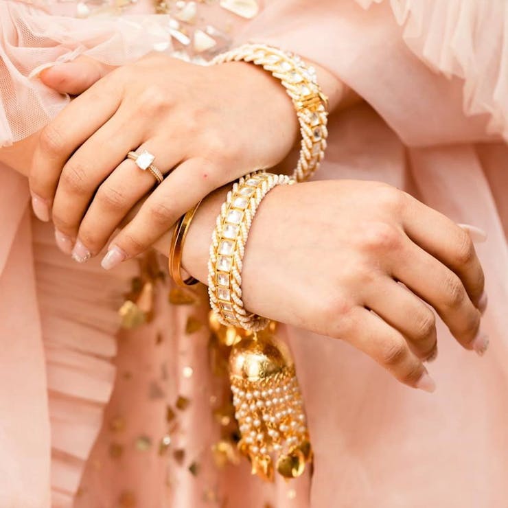 stylish bridal kalire design
