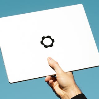 Holding a Framework Laptop