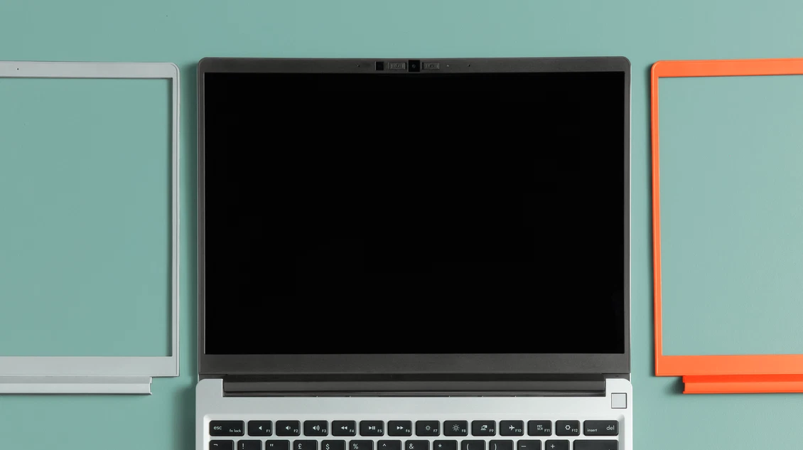 Bezels on Laptop changing colors