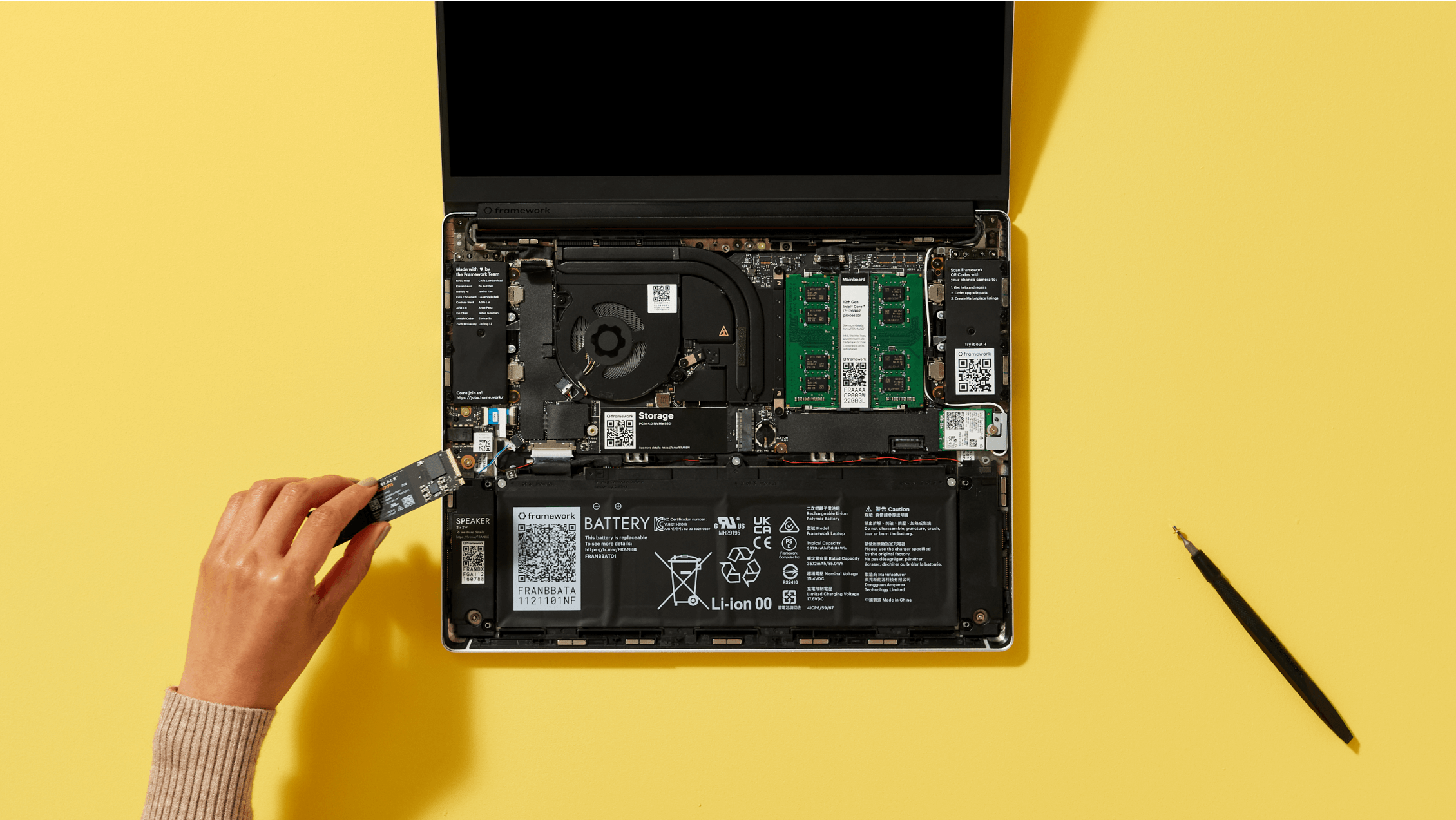 Upgrading memory and storage on Framework Laptop
