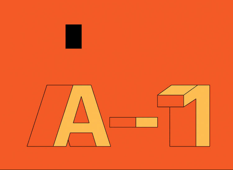 Series A-1 animated text
