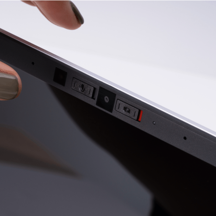 Framework webcam privacy switches