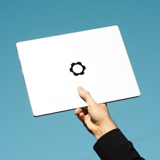 Holding a Framework Laptop