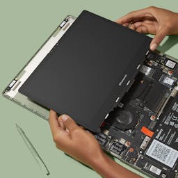 Swapping the Framework Laptop 12 Display Cover