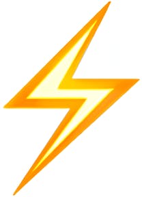 Lightning bolt emoji