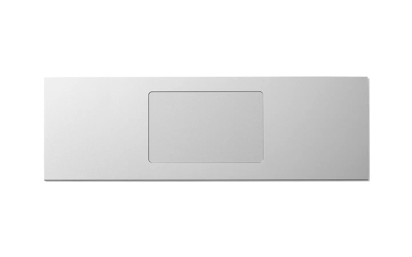 Top down studio shot of a Framework Laptop 16 One Piece Haptic Touchpad Module