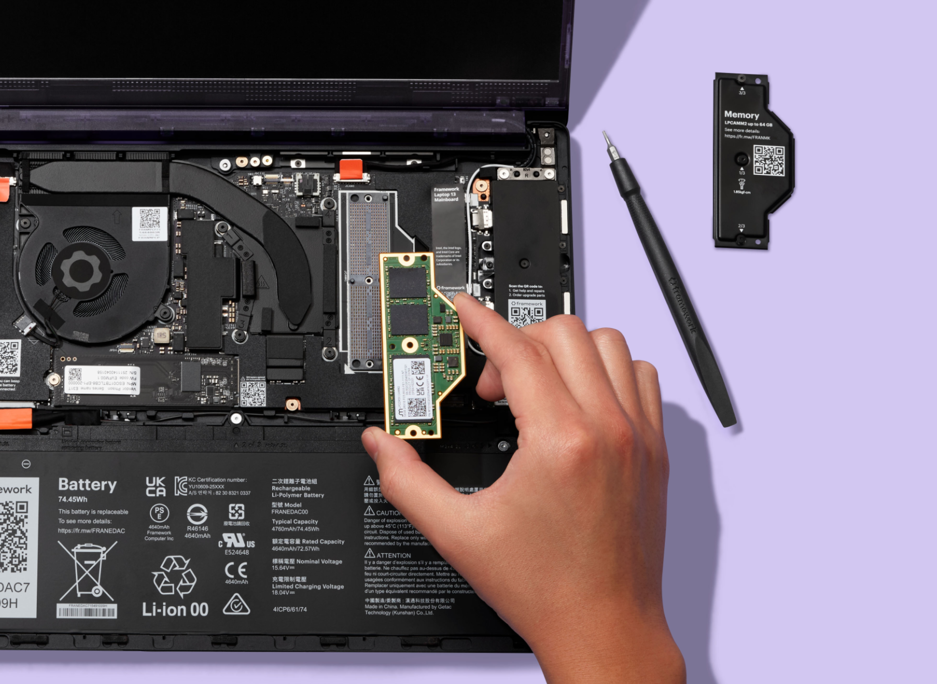 LPCAMM2 upgrade Laptop 13 Pro
