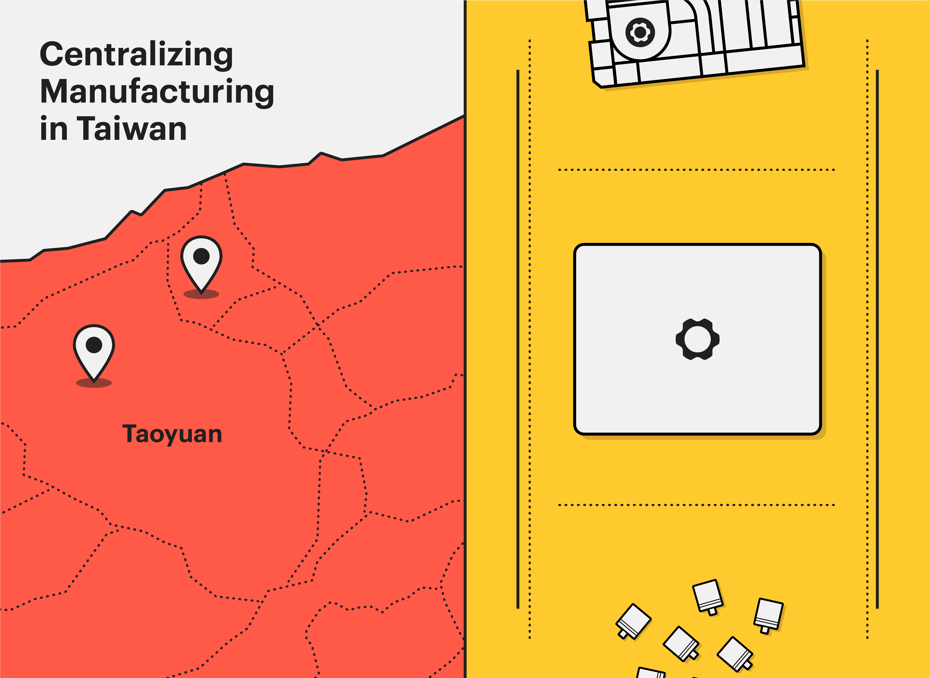 Centralizing manufacturing in Taiwan