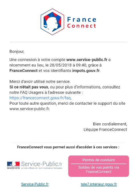 impot gouv par france connect