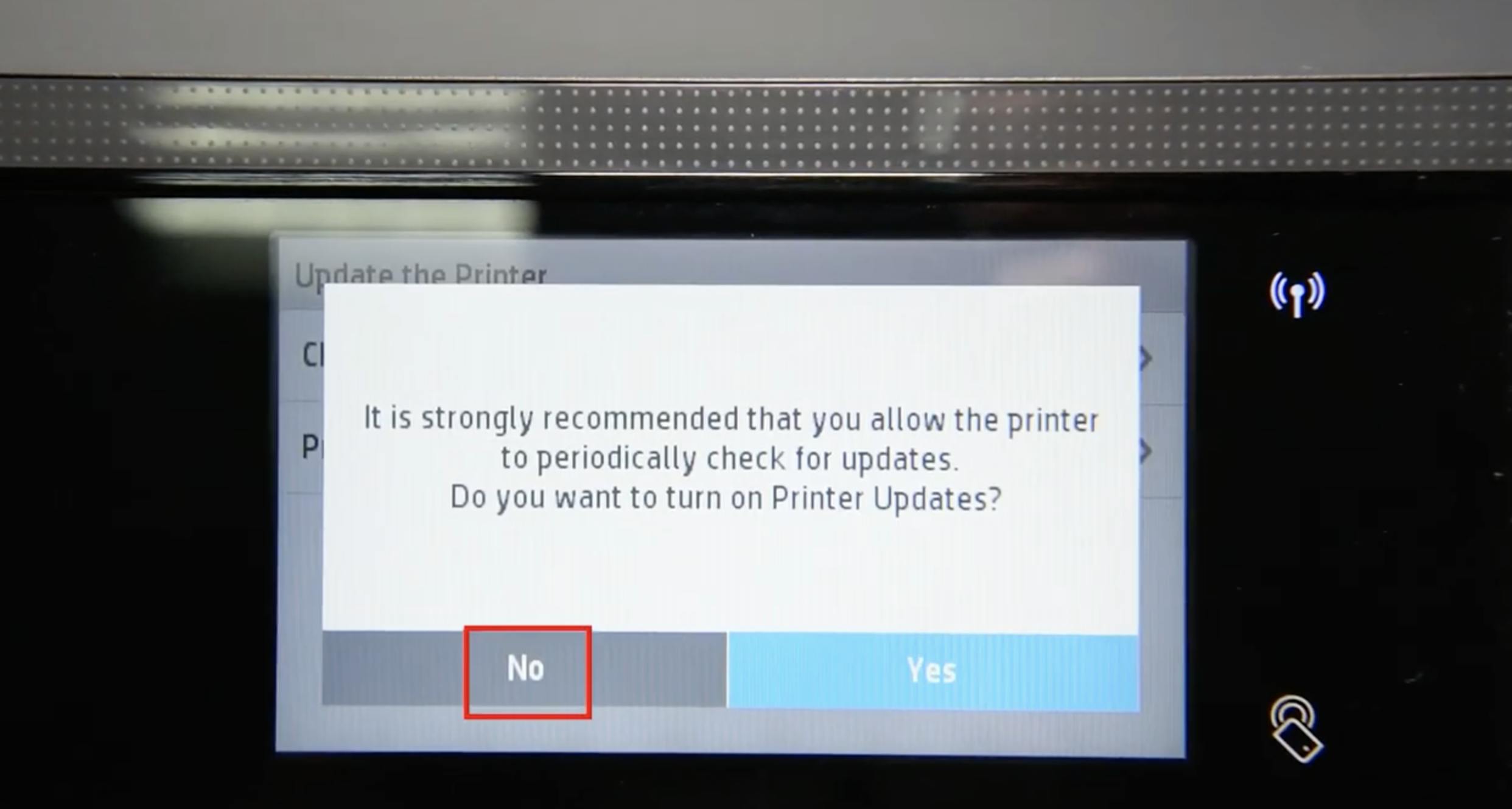 Comment désactiver les mises à jour automatiques de son imprimante HP