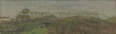 Swing Bridge, Littlehampton, National Museum Wales Collection