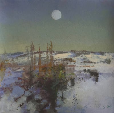 Dawn, Snowscape, 2006, Image and paper size: 40 x 40 cm