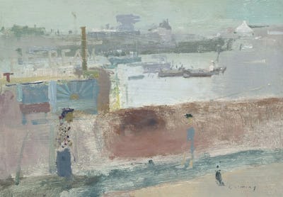 Folkestone Harbour, 8" × 11"